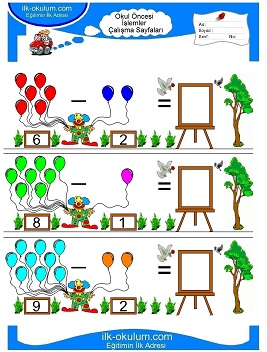 Çocuklar İçin toplam işlemi yaprak testleri 